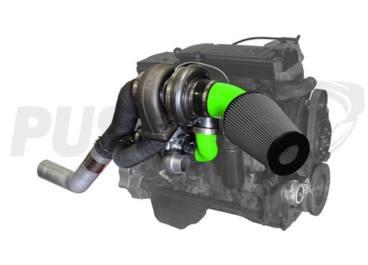 Pusher High Mount Compound Turbo System for 2007.5-2009 Dodge Ram 6.7L Cummins