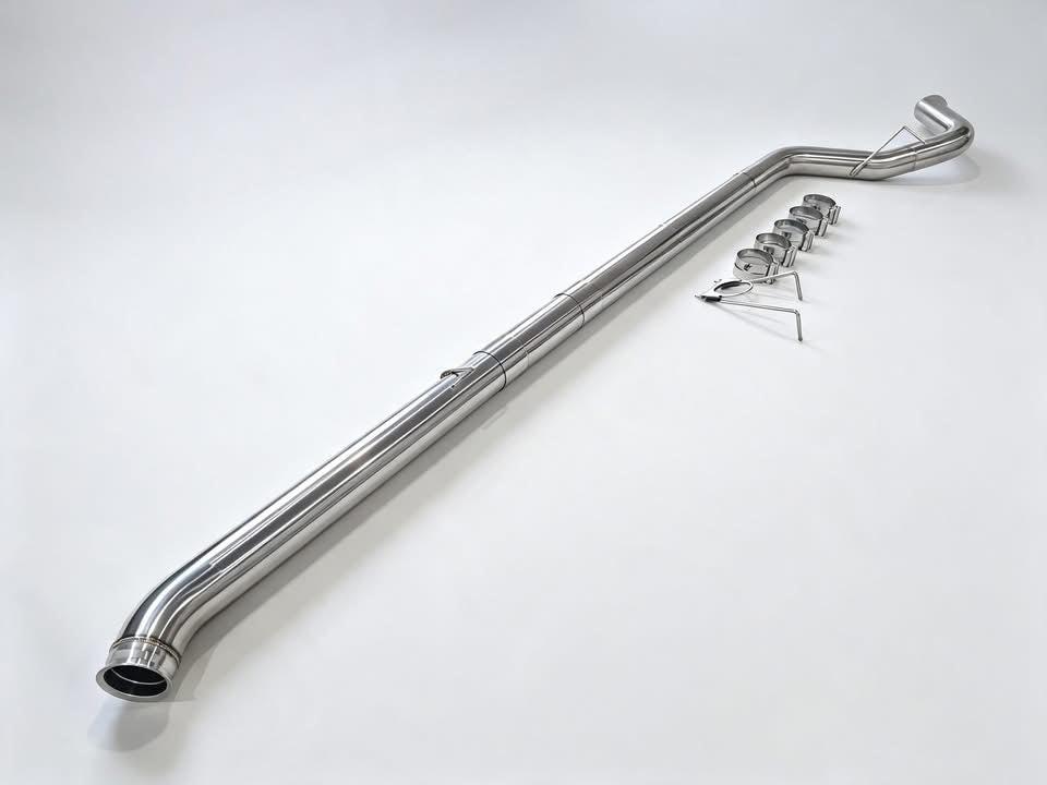 Cummins 5" 304SS Polished Exhaust Kit