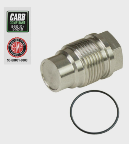 BD DIESEL FUEL RAIL PLUG 2004.5-2010 GM 6.6 Duramax or 2007.5-2018 Dodge Ram 6.7 Diesel