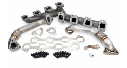 PPE 116111000 HIGH-FLOW EXHAUST MANIFOLDS WITH UP-PIPES LB7