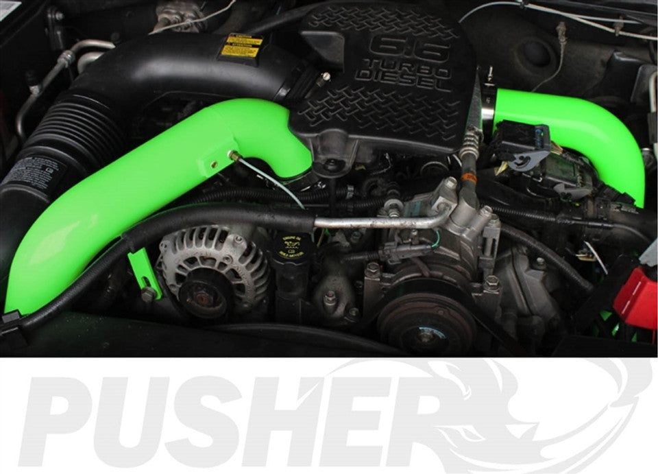 Pusher SuperMax Intake System & Pusher Max 3" Driver-side Charge Tube for 2011-2016 Duramax LML Trucks